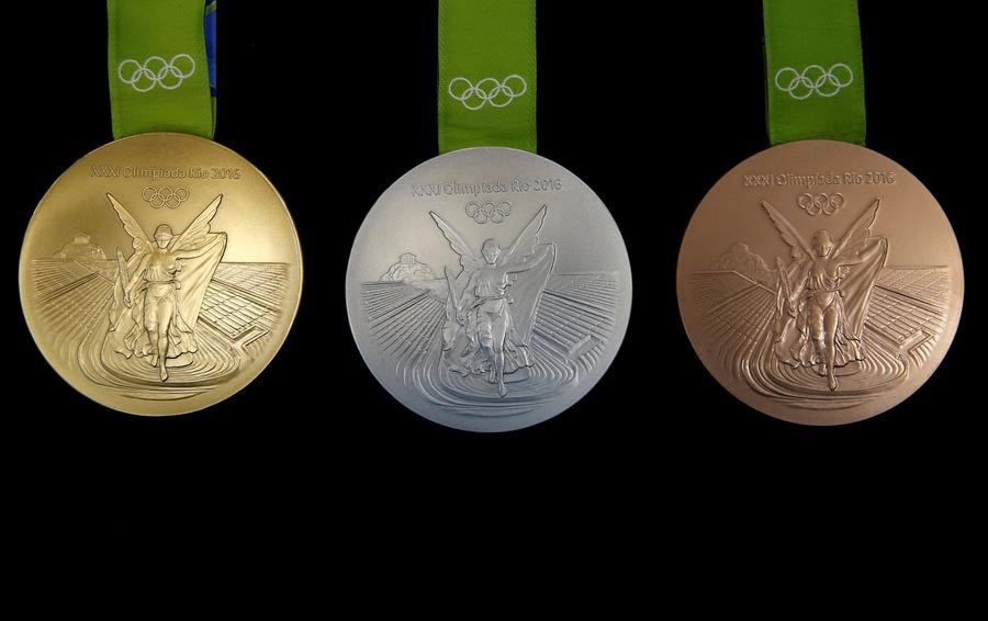Les médailles des JO de Rio 2016