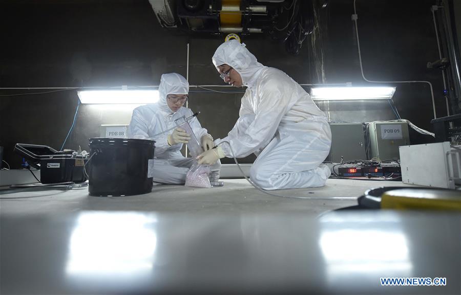 La Chine développe la capacité du détecteur de la matière noire