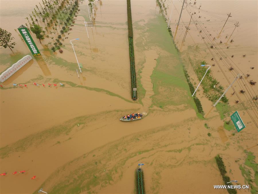 Chine : inondations dans l'Anhui