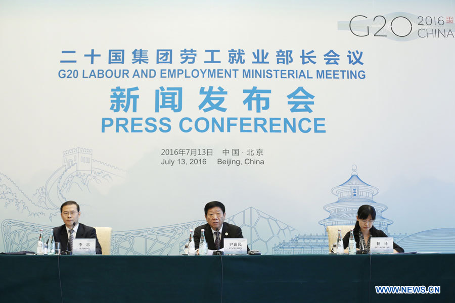 Les ministres du travail du G20 consentent à encourager l'entrepreneuriat