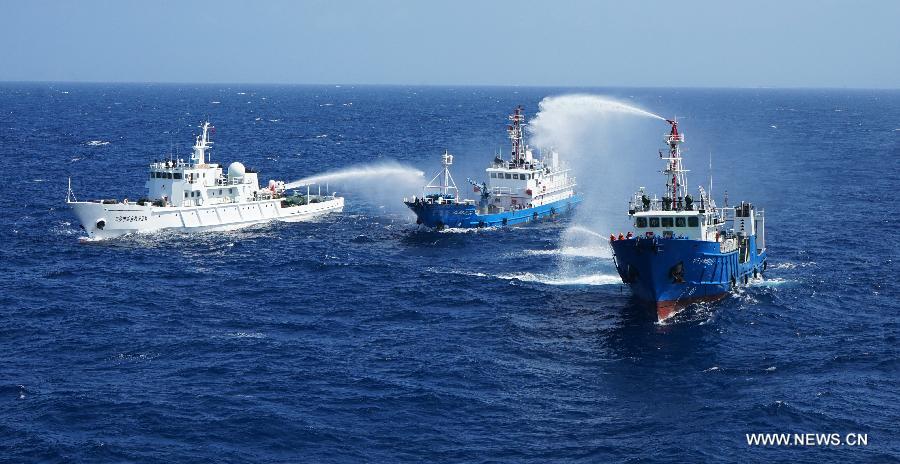 Organisation d'un exercice d'urgence en mer de Chine méridionale