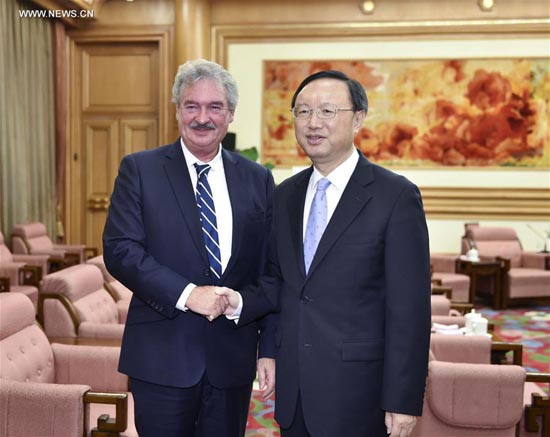 Un conseiller d'Etat chinois rencontre le ministre luxembourgeois des Affaires étrangères