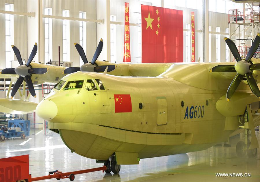 La Chine achève la construction d'un grand avion amphibie