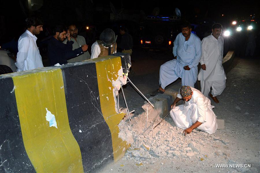 Sept personnes blessées lors d'une explosion à proximité d'un véhicule des forces de sécurité dans le sud-ouest du Pakistan