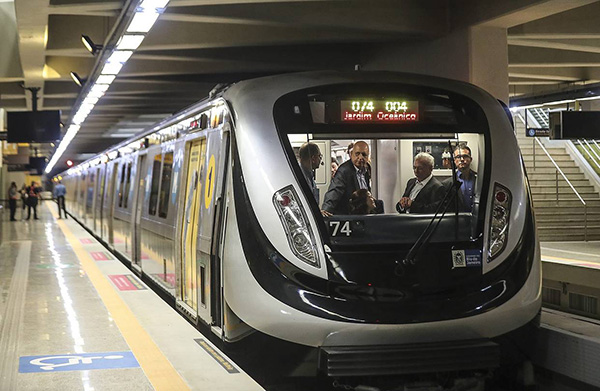 Rio 2016: les trains fabriqués en Chine bientôt en fonction