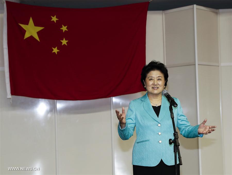 JO de Rio : Liu Yandong rend visite aux athlètes chinois à Sao Paulo