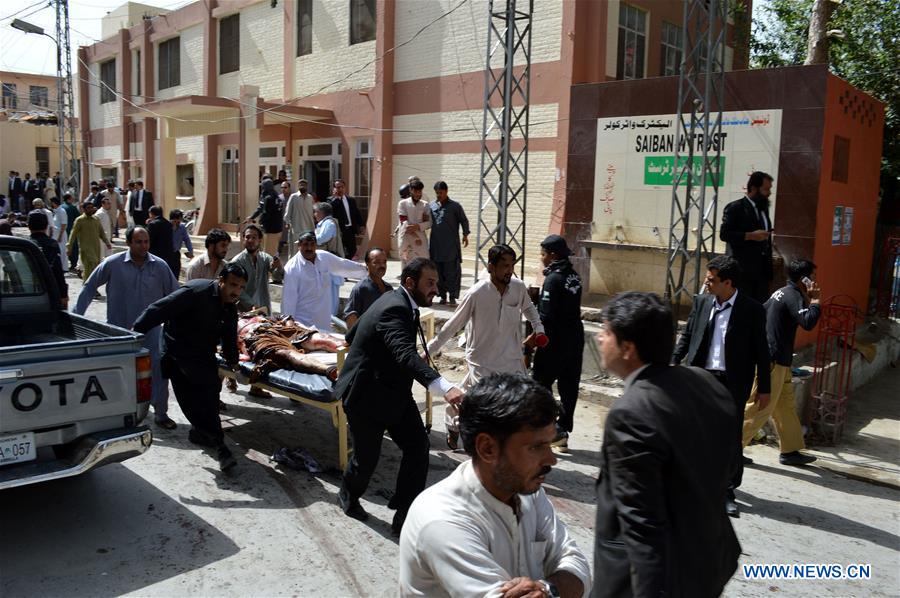 93 morts et 56 blessés dans un attentat à la bombe contre un hôpital du sud-ouest du Pakistan
