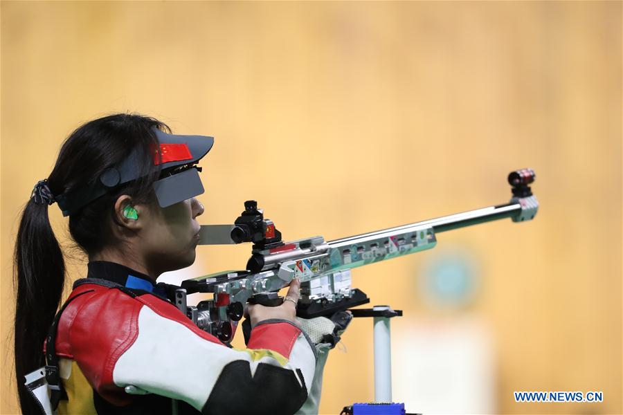 JO 2016/ tir à la carabine à 50 m 3 positions : Les Chinoises Zhang Binbin et Du Li en argent et en bronze