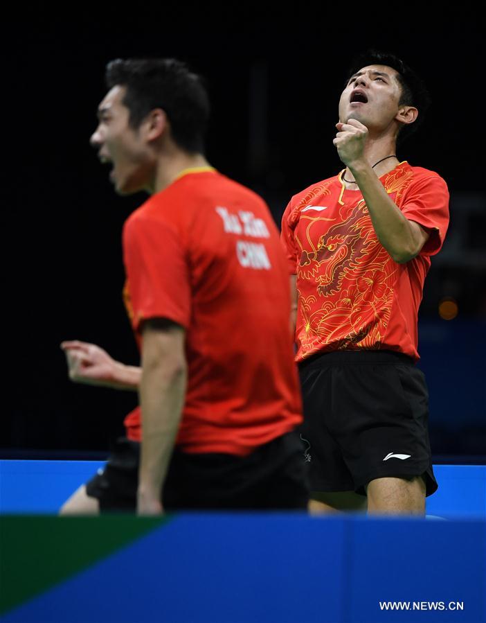 JO-2016 : la Chine remporte l'or en tennis de table par équipes hommes