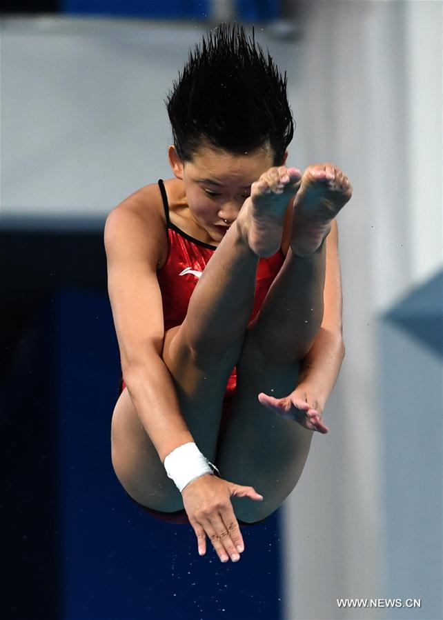 JO 2016 : la Chinoise Ren Qian championne du plongeon 10 mètres dames