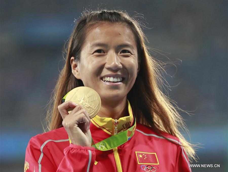 JO de Rio : la Chinoise Liu Hong remporte la médaille d'or du 20 km marche dames