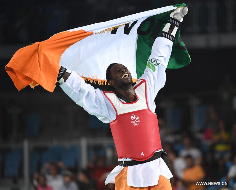 JO 2016 : la Côte d'Ivoire remporte au taekwondo sa première médaille d'or olympique