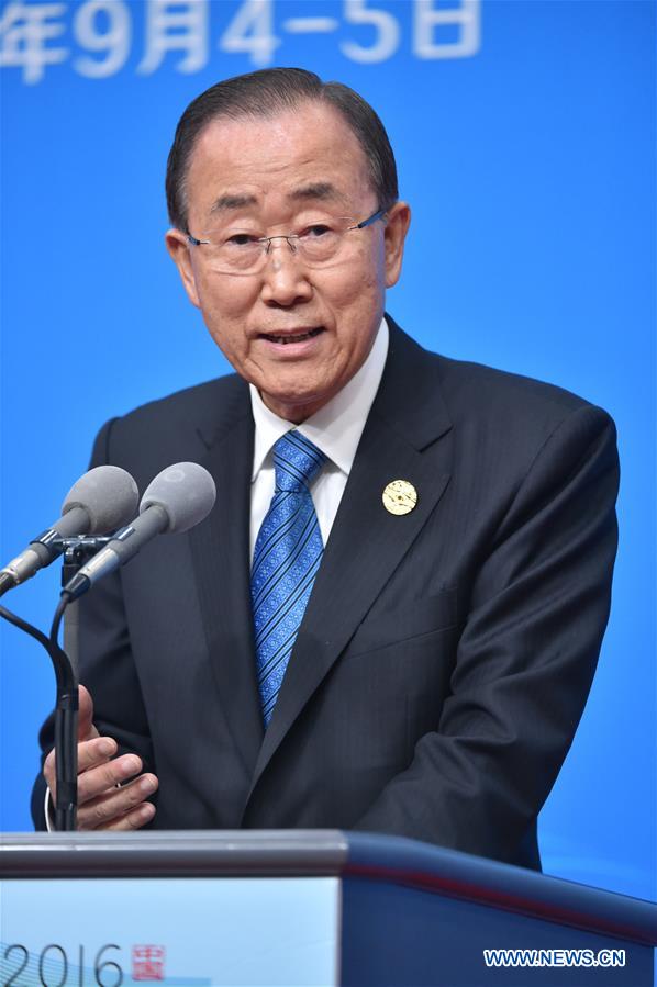 Climat : Ban Ki-moon salue l'engagement chinois et américain dans l'accord de Paris