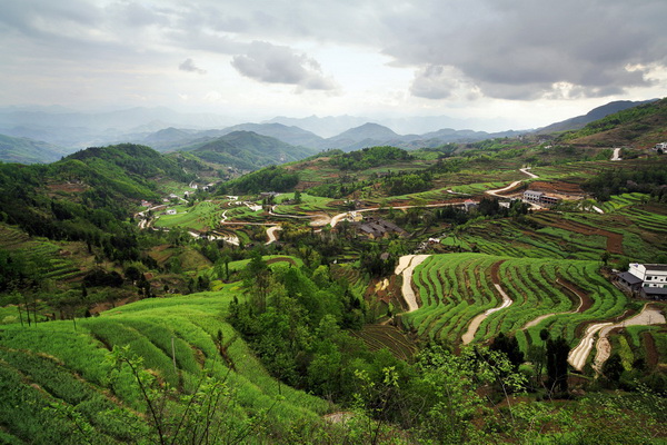 Yanping, un village chinois typique du comté de Hanyin