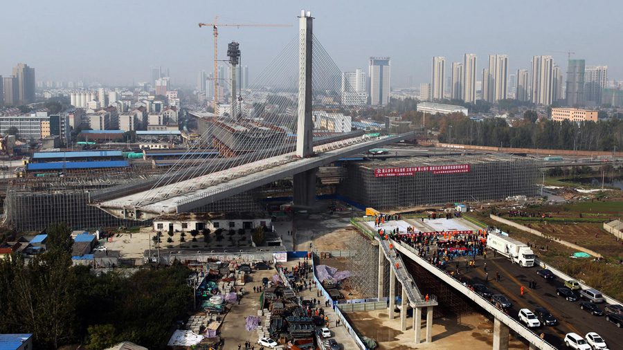 Le plus lourd pont à haubans du monde est chinois