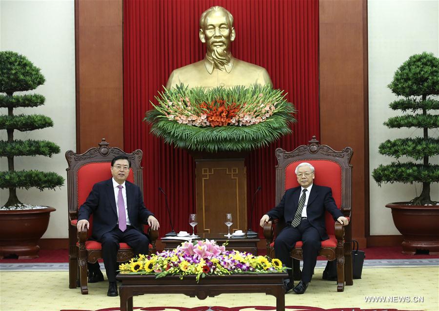 La Chine et le Vietnam s'engagent à élever le partenariat stratégique global de coopération à un niveau supérieur 