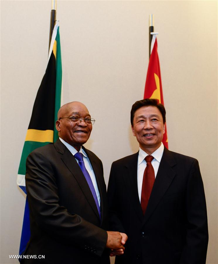La Chine et l'Afrique du Sud vont oeuvrer au renforcement de leur partenariat stratégique global
