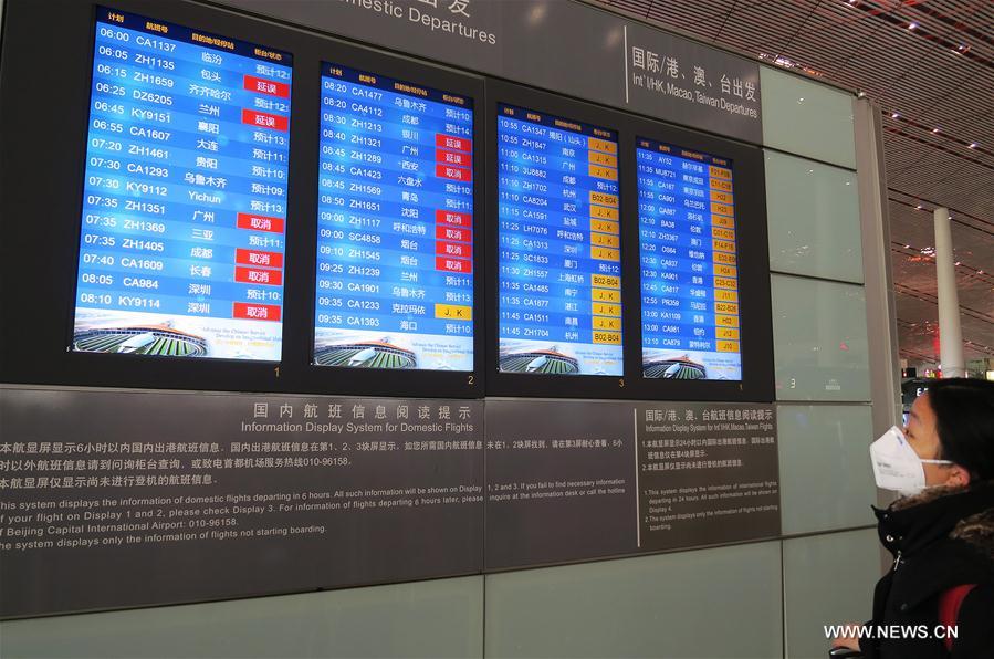 Beijing : annulations de vols à cause du smog
