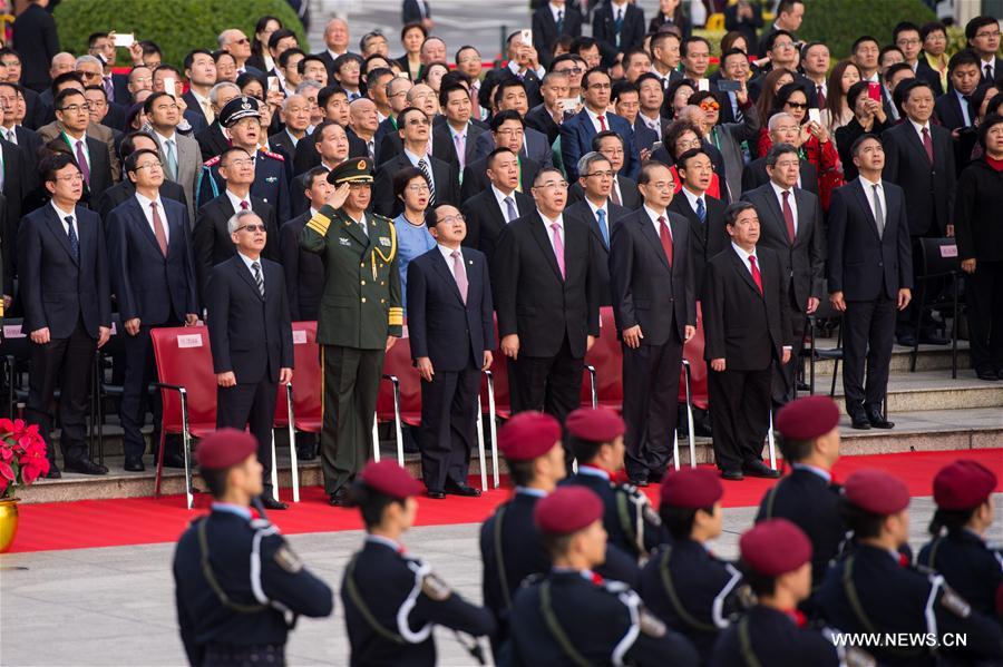 Chine : 17e anniversaire de la rétrocession de Macao à la patrie