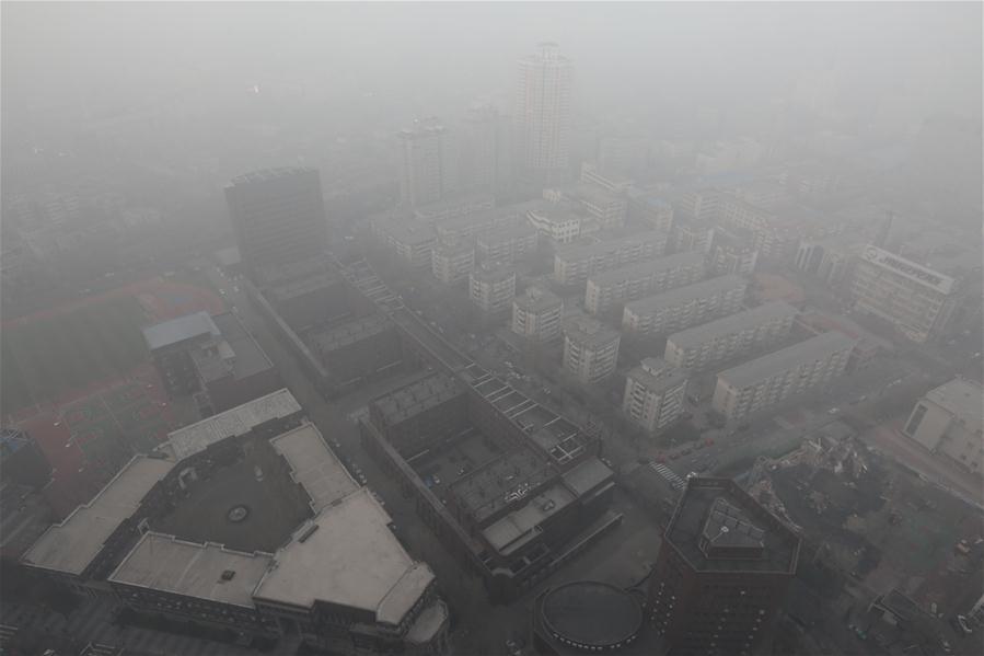 Pic de pollution dans le nord de la Chine