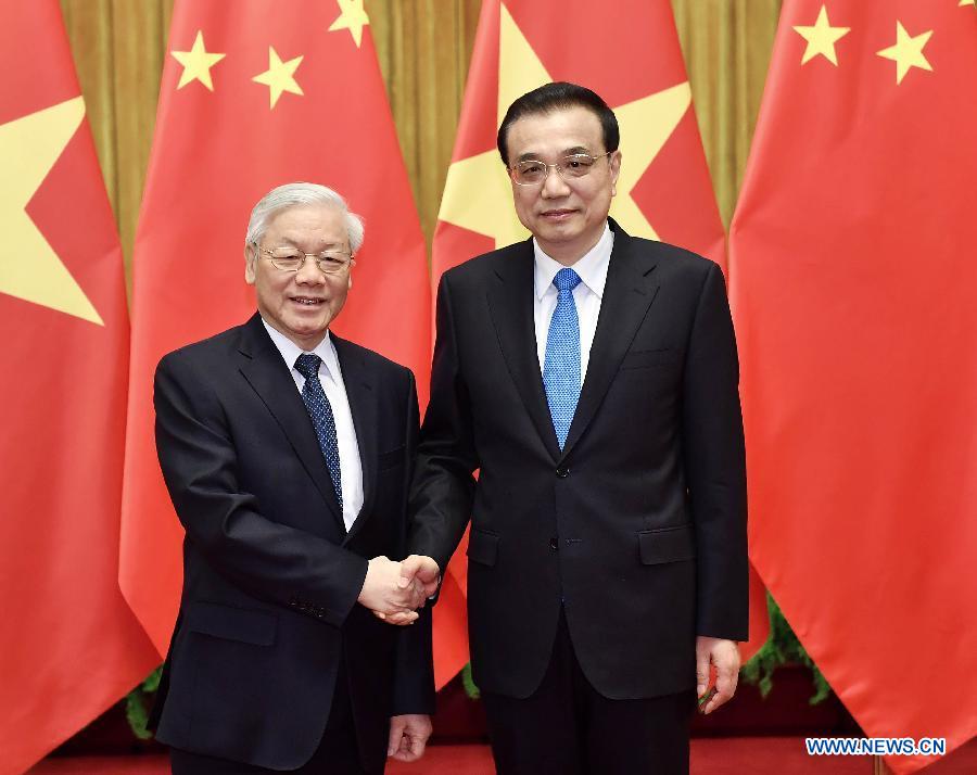 Des dirigeants chinois rencontrent le chef du Comité central du Parti communiste vietnamien