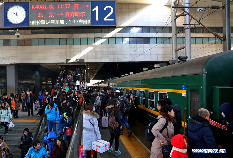 Chine : hausse du nombre de voyages en train pendant la fête du Printemps