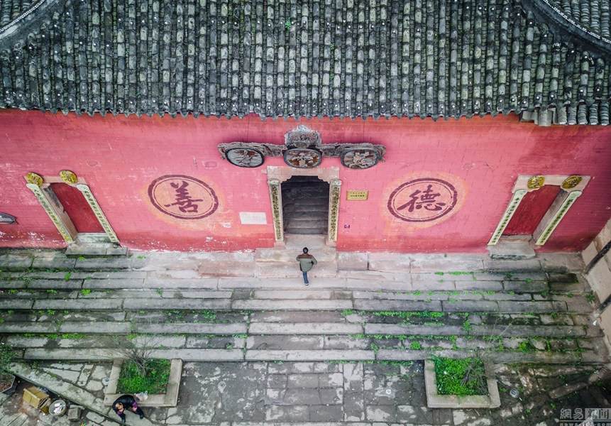 Photos : de vieux villages du Sichuan vus du ciel