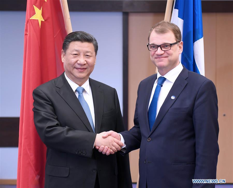 Entretien entre le président chinois et le Premier ministre finlandais sur la coopération bilatérale