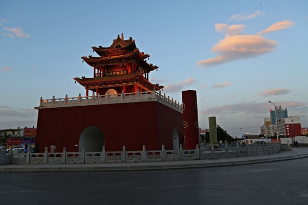 La Tour du Tambour de Dingbian, à Yulin