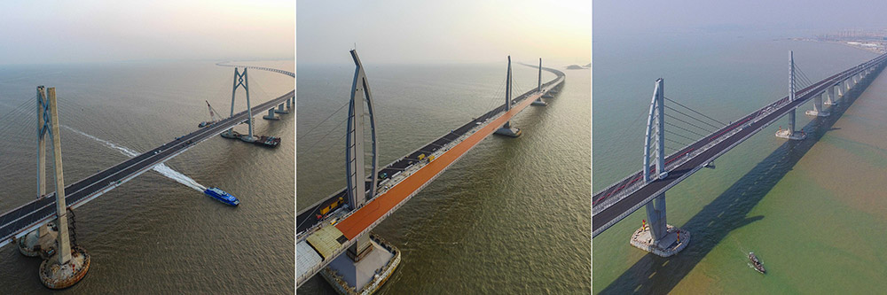 Achèvement en vue pour le pont Hong Kong-Macao-Zhuhai