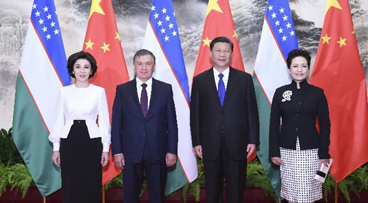 Xi Jinping appelle à renforcer la coopération avec l'Ouzbékistan pour construire "la Ceinture et la Route"