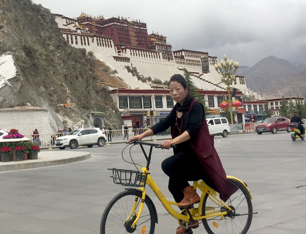 Lhassa conquise à son tour par les vélos en libre-service