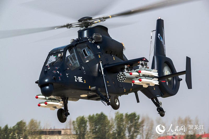 Premier vol réussi à Harbin pour l'hélicoptère de combat de fabrication chinoise Z-19E