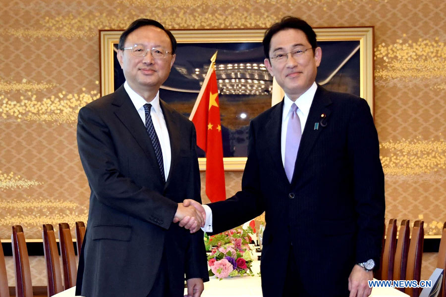 Le conseiller d'Etat chinois est favorable à un resserrement des liens entre la Chine et le Japon