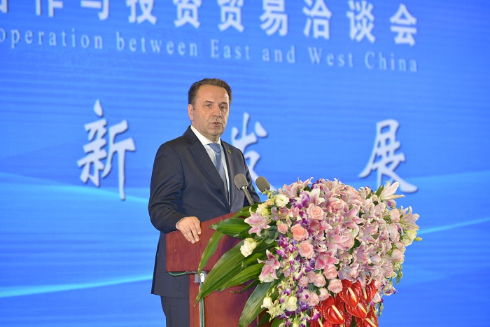 Ouverture de l'Exposition internationale de la Route de la Soie 2017 et la 21e Foire commerciale sur la coopération et l'investissement Est-Ouest à Xi'an