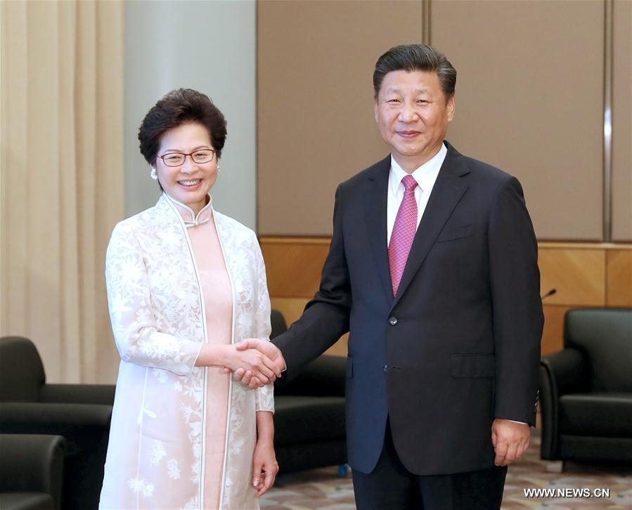 Le président chinois exprime sa confiance à la nouvelle chef de l'exécutif de la RASHK