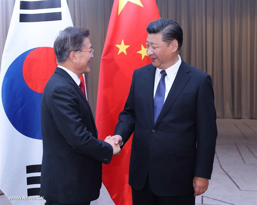 La Chine veut s'associer à la Corée du Sud pour que les liens bilatéraux retrouvent la voie d'un développement satisfaisant