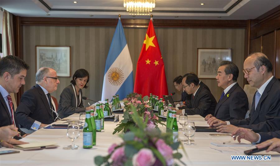 La Chine soutient la présidence argentine du prochain sommet du G20 : ministre chinois des A.E.