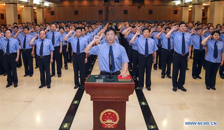 Chine : 228 procureurs du PPS prêtent serment