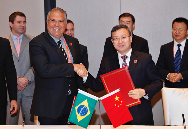 La Chine et le Brésil vont renforcer leurs liens commerciaux