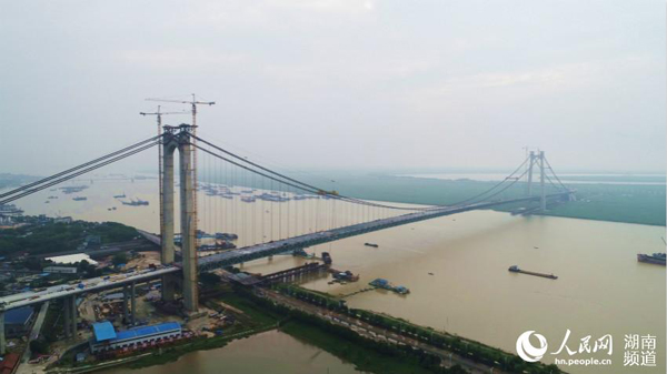 Le deuxième plus grand pont suspendu du monde ouvert au trafic