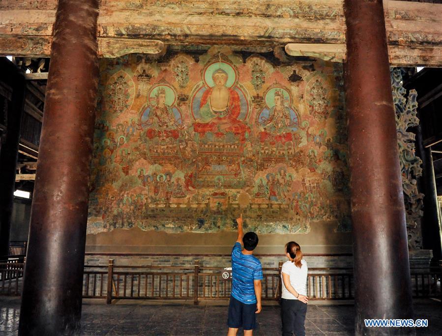 Chine : restauration de peintures murales au Hebei
