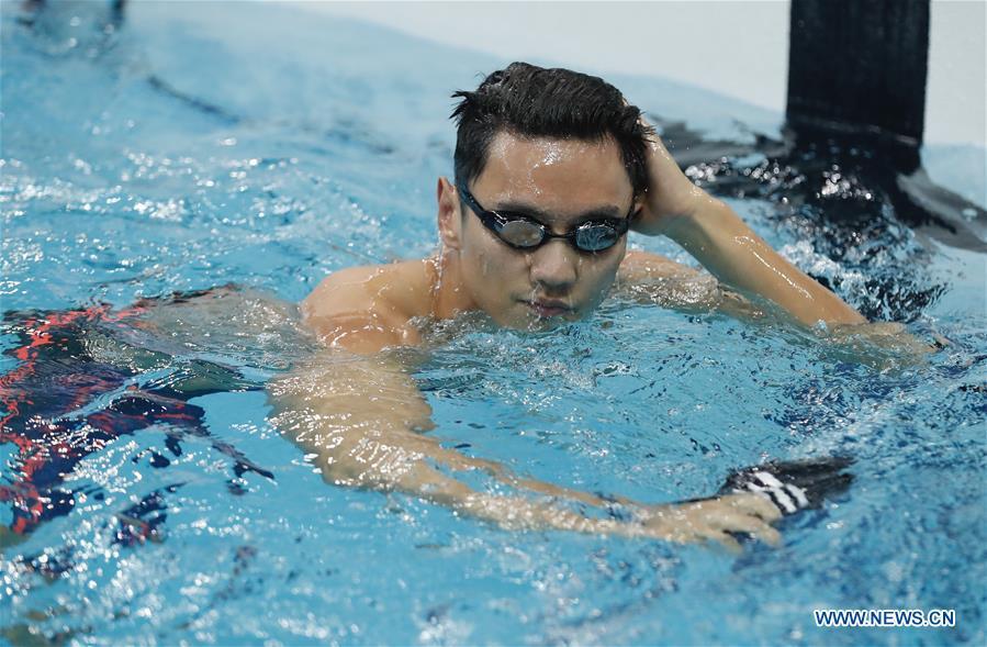 Jeux nationaux, natation : Ning Zetao en demi-finale