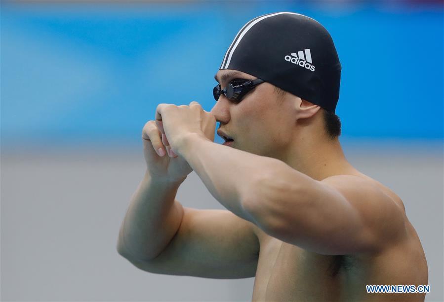 Jeux nationaux, natation : Ning Zetao en demi-finale
