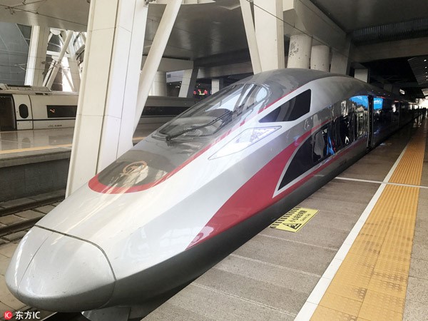 Le nouveau train à grande vitesse chinois roulera à la vitesse record de 350 km/h