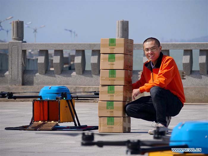 Chine : des drones d'Alibaba livrent des colis dans des îles