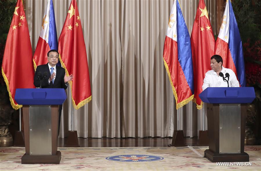 La Chine et les Philippines signent quatorze accords et veulent sceller la dynamique positive de leurs relations