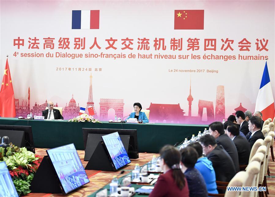 La Chine et la France conviennent de renforcer leurs échanges humains