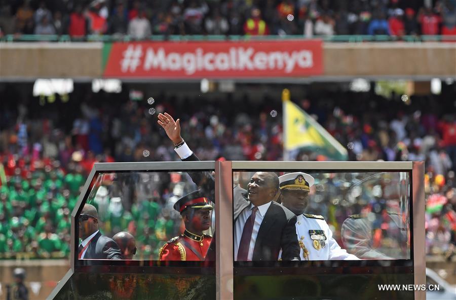 Kenya : Uhuru Kenyatta prête serment pour un second mandat et promet de faire de l'unité sa priorité