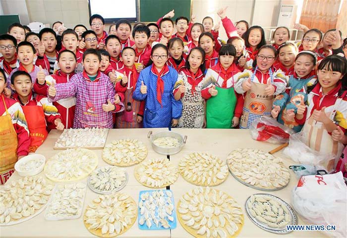 Célébration de la fête du solstice d'hiver en Chine